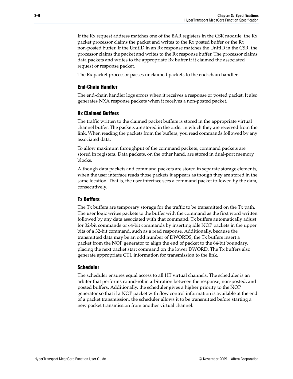 Altera HyperTransport MegaCore Function User Manual | Page 32 / 76