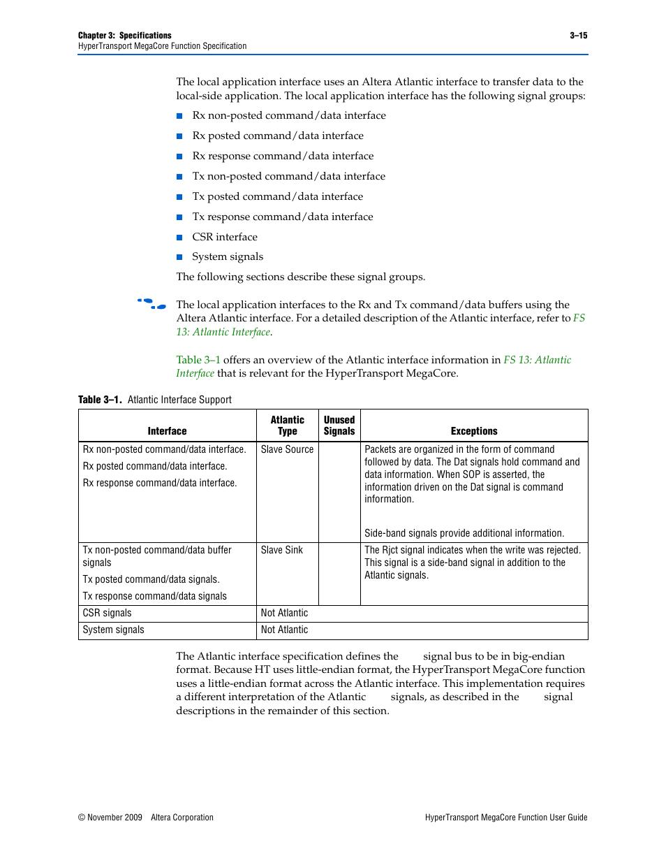 Altera HyperTransport MegaCore Function User Manual | Page 41 / 76