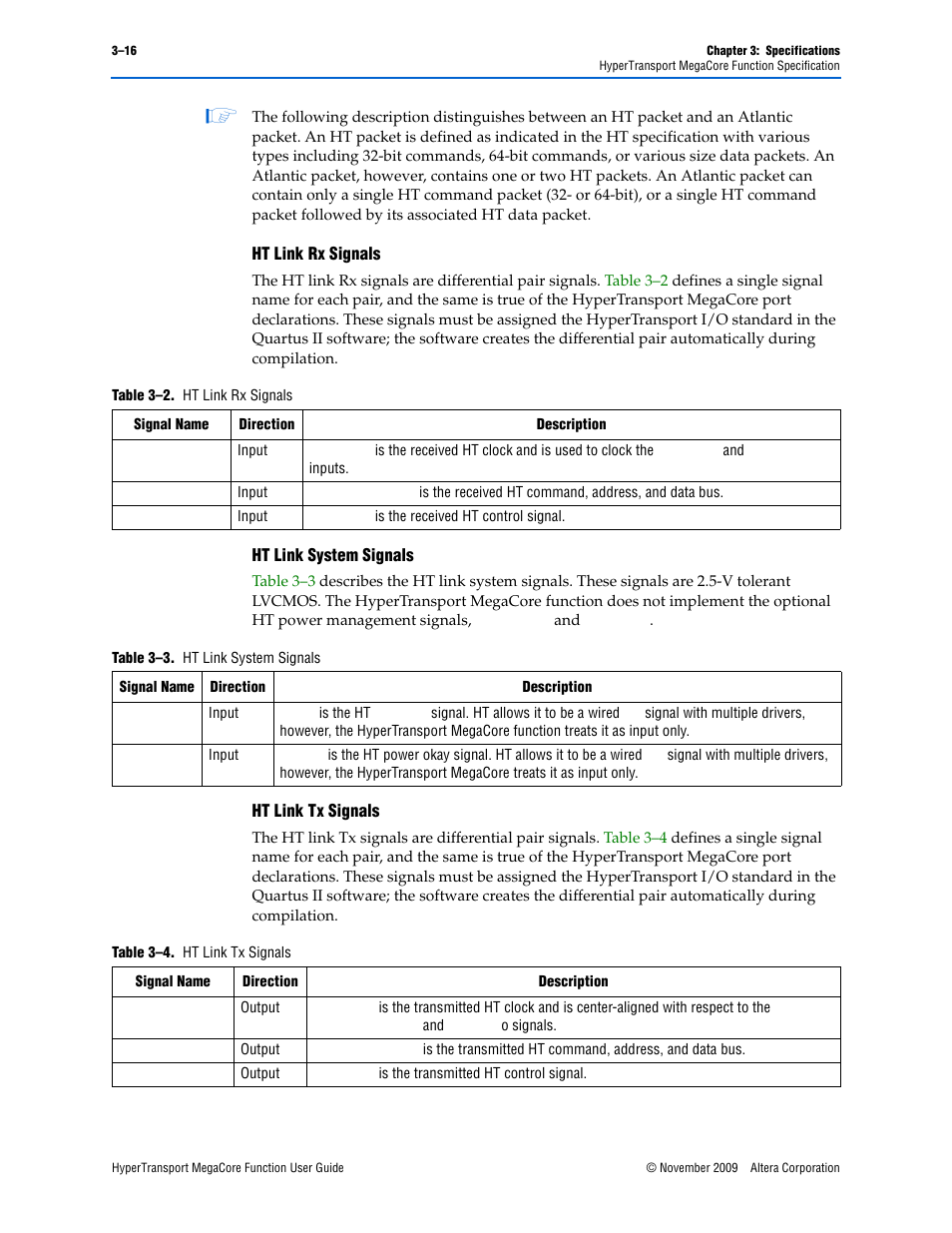 Altera HyperTransport MegaCore Function User Manual | Page 42 / 76