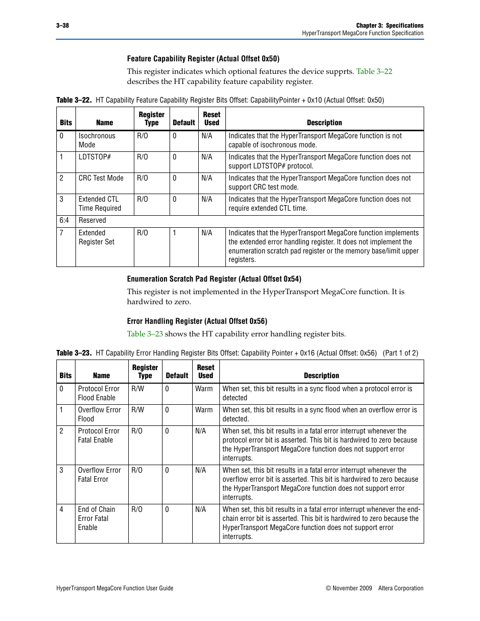 Altera HyperTransport MegaCore Function User Manual | Page 64 / 76
