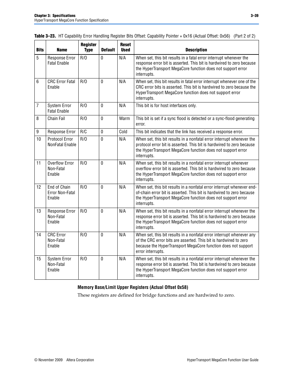 Altera HyperTransport MegaCore Function User Manual | Page 65 / 76