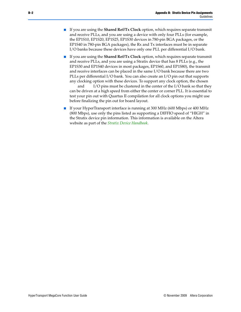 Altera HyperTransport MegaCore Function User Manual | Page 72 / 76