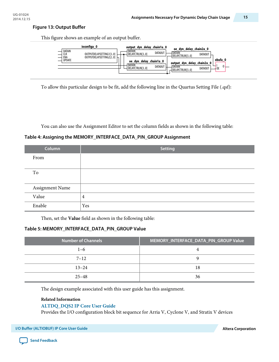 Altera I/O Buffer (ALTIOBUF) IP Core User Manual | Page 15 / 30