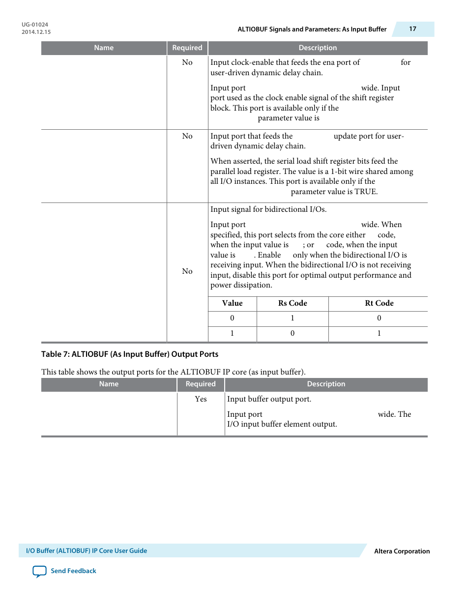 Altera I/O Buffer (ALTIOBUF) IP Core User Manual | Page 17 / 30
