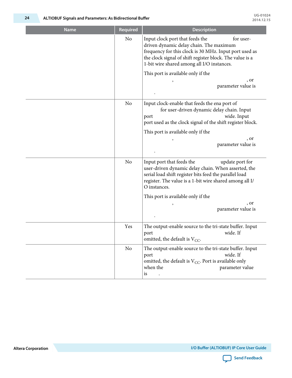 Altera I/O Buffer (ALTIOBUF) IP Core User Manual | Page 24 / 30