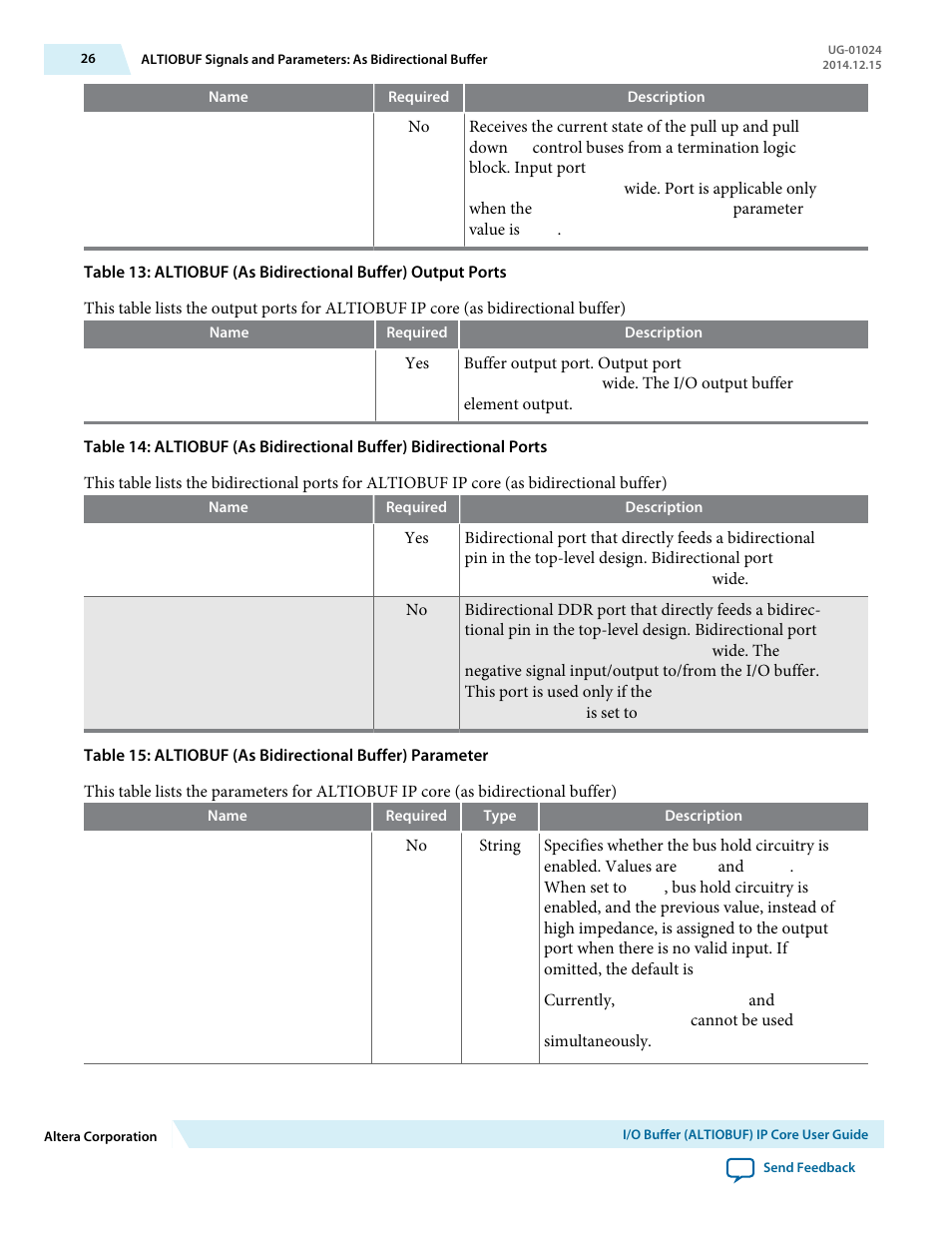 Altera I/O Buffer (ALTIOBUF) IP Core User Manual | Page 26 / 30