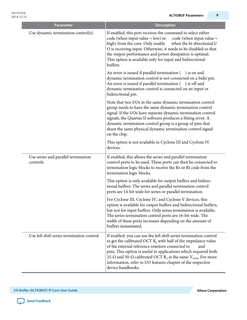 Altera I/O Buffer (ALTIOBUF) IP Core User Manual | Page 9 / 30