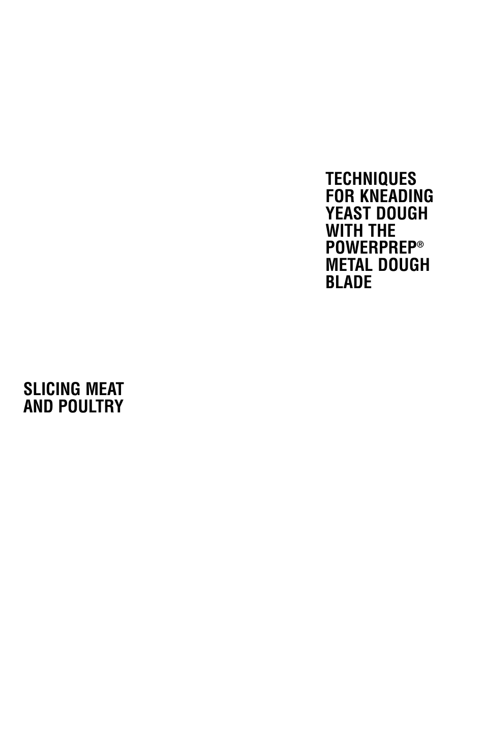 Slicing meat and poultry, Metal dough blade | Cuisinart MP-14N Series User Manual | Page 14 / 24
