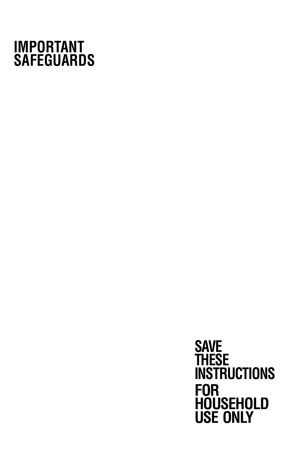 Important safeguards, Save these instructions for household use only | Cuisinart MP-14N Series User Manual | Page 5 / 24
