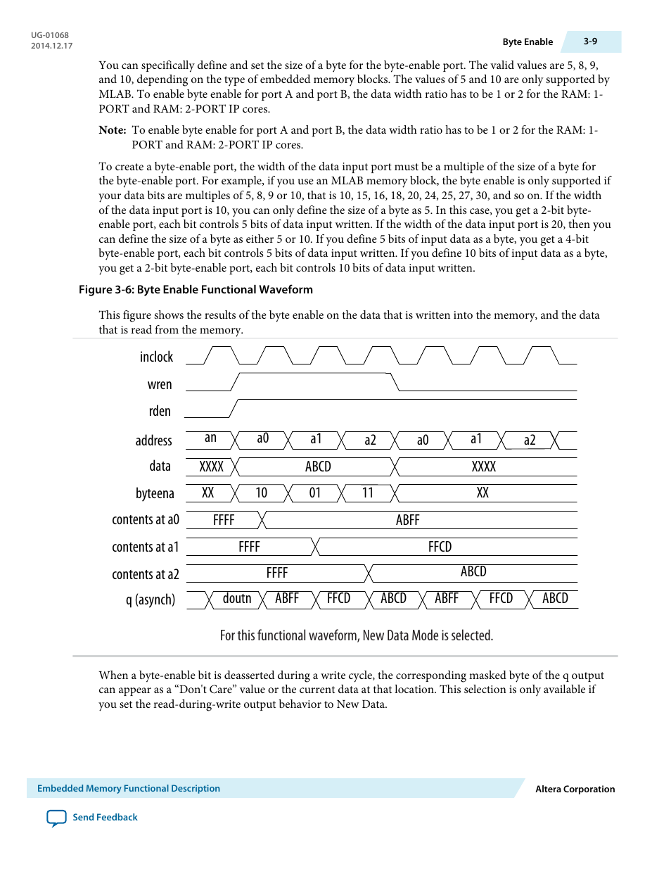 Altera Internal Memory (RAM and ROM) IP Core User Manual | Page 19 / 57