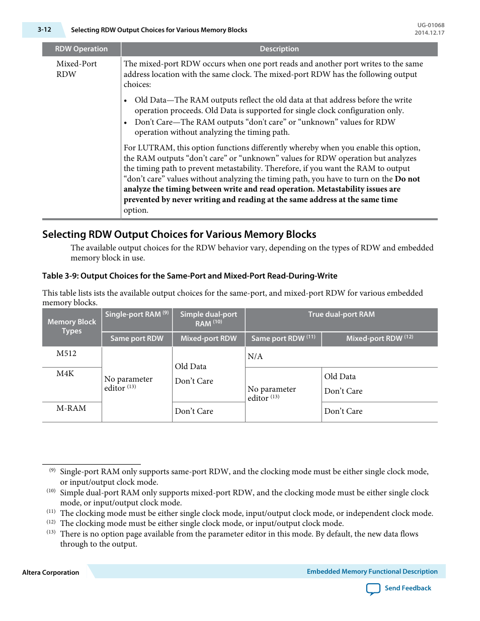 Altera Internal Memory (RAM and ROM) IP Core User Manual | Page 22 / 57