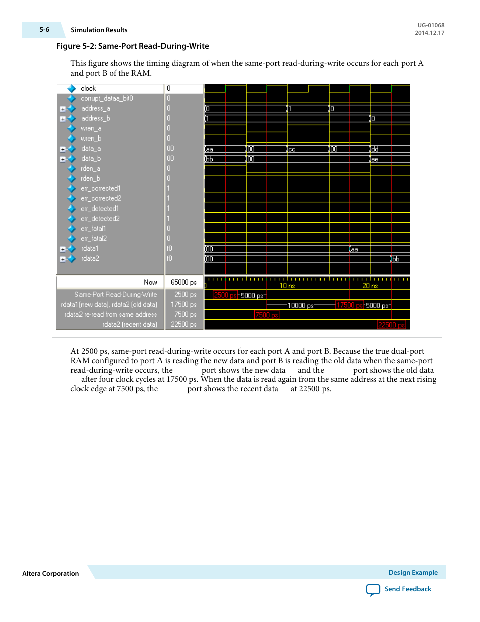 Altera Internal Memory (RAM and ROM) IP Core User Manual | Page 52 / 57