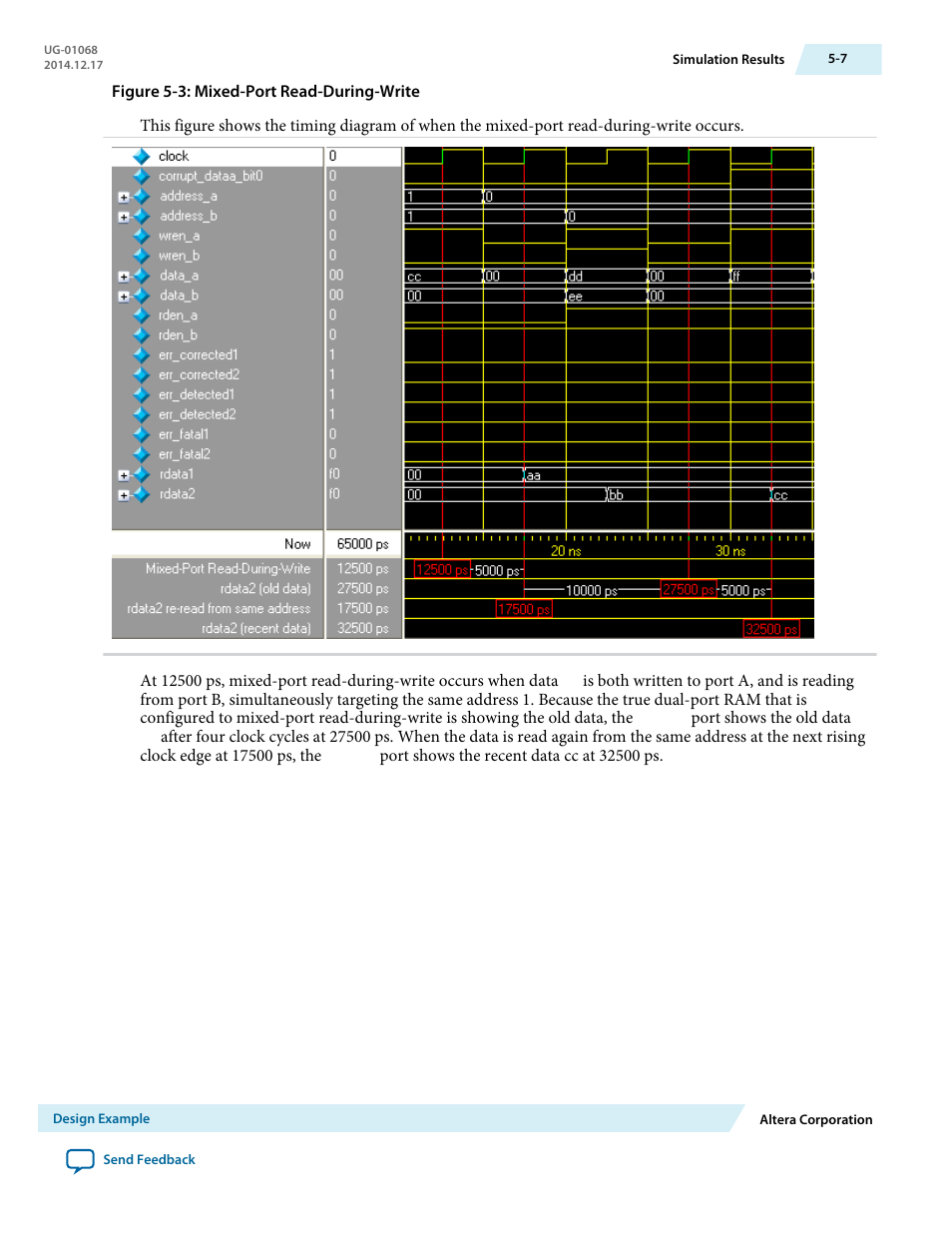 Altera Internal Memory (RAM and ROM) IP Core User Manual | Page 53 / 57
