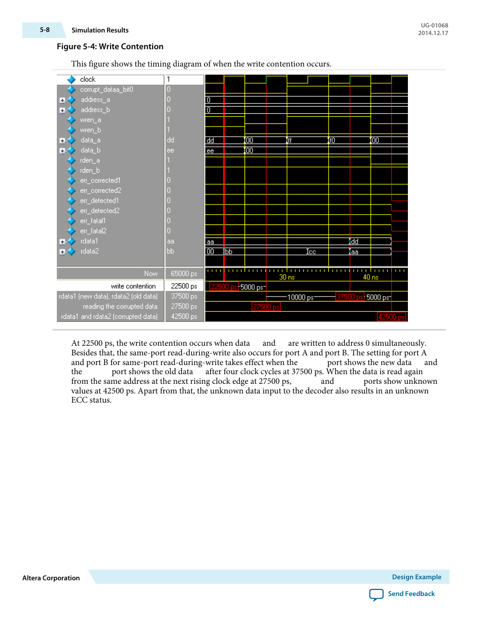 Altera Internal Memory (RAM and ROM) IP Core User Manual | Page 54 / 57