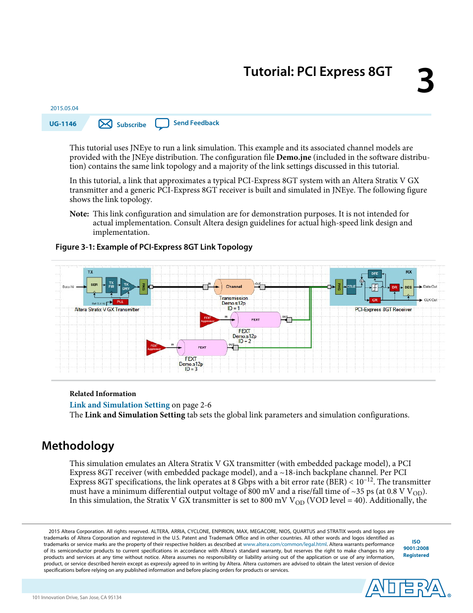 Tutorial: pci express 8gt, Methodology, Tutorial: pci express 8gt -1 | Methodology -1 | Altera JNEye User Manual | Page 152 / 194