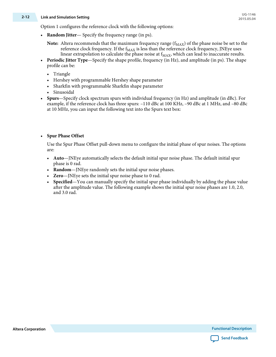 Altera JNEye User Manual | Page 18 / 194