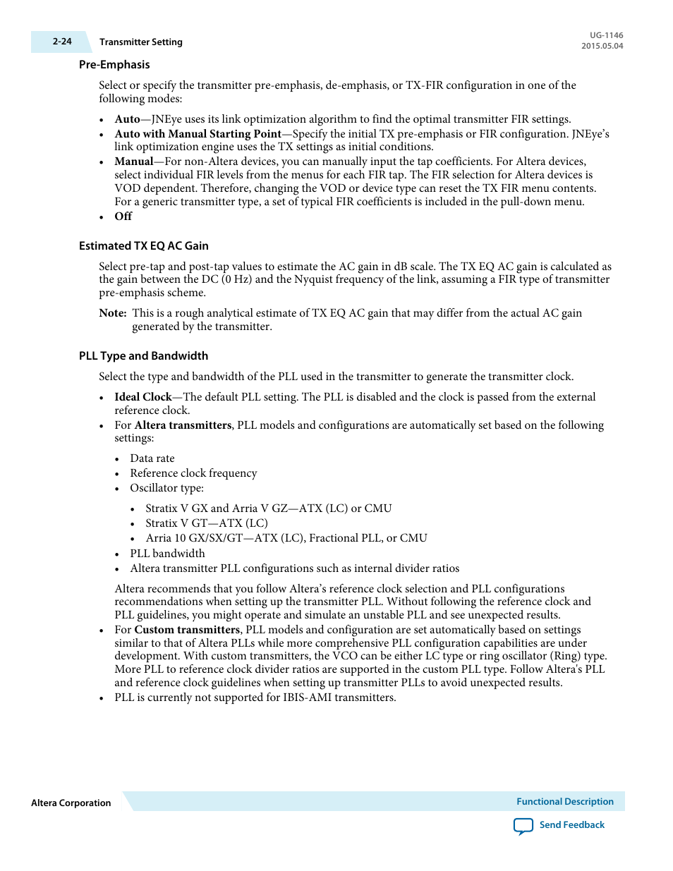 Altera JNEye User Manual | Page 30 / 194