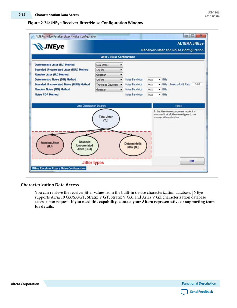Characterization data access | Altera JNEye User Manual | Page 58 / 194