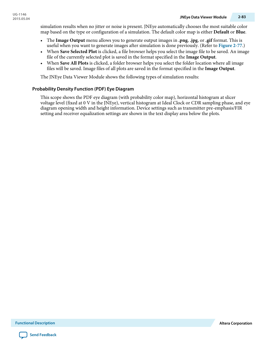 Altera JNEye User Manual | Page 89 / 194