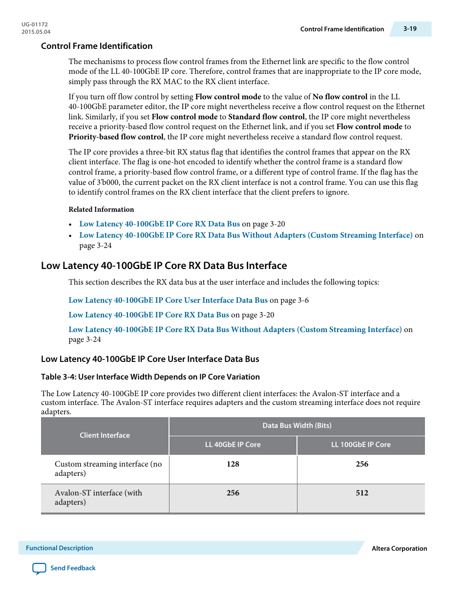 Control frame identification | Altera Low Latency 40-Gbps Ethernet MAC and PHY MegaCore Function User Manual | Page 64 / 196
