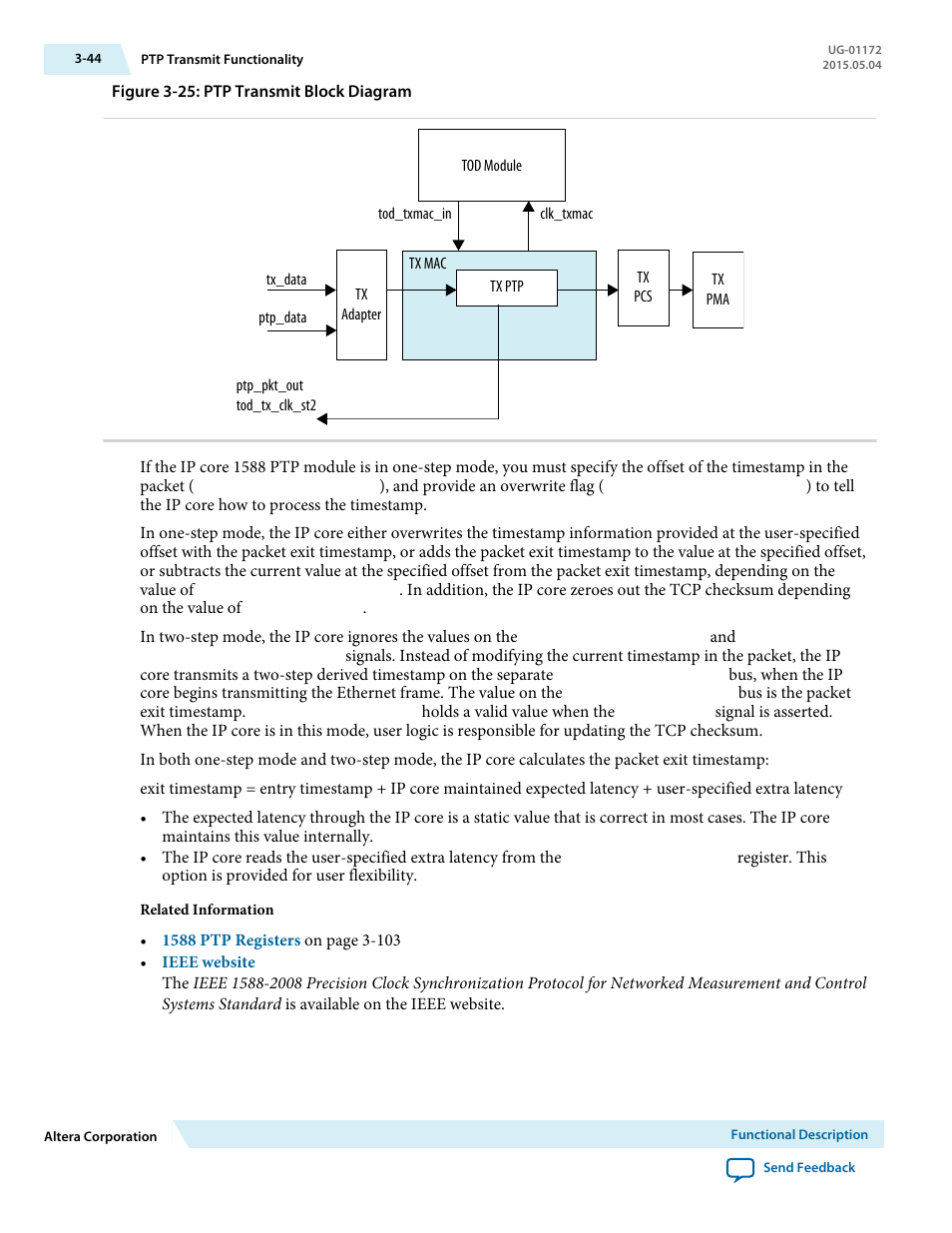 Altera Low Latency 40-Gbps Ethernet MAC and PHY MegaCore Function User Manual | Page 89 / 196