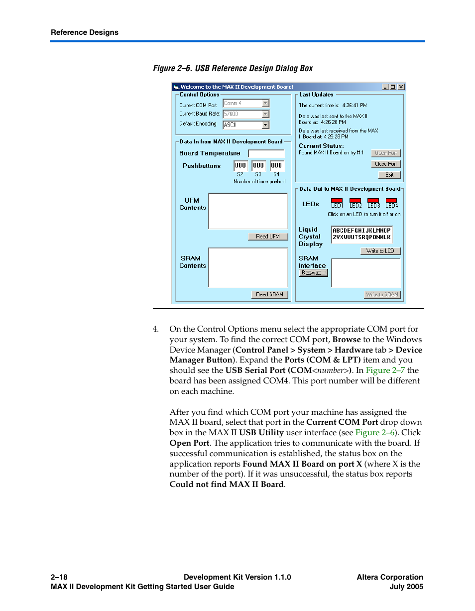 Altera MAX II User Manual | Page 26 / 38