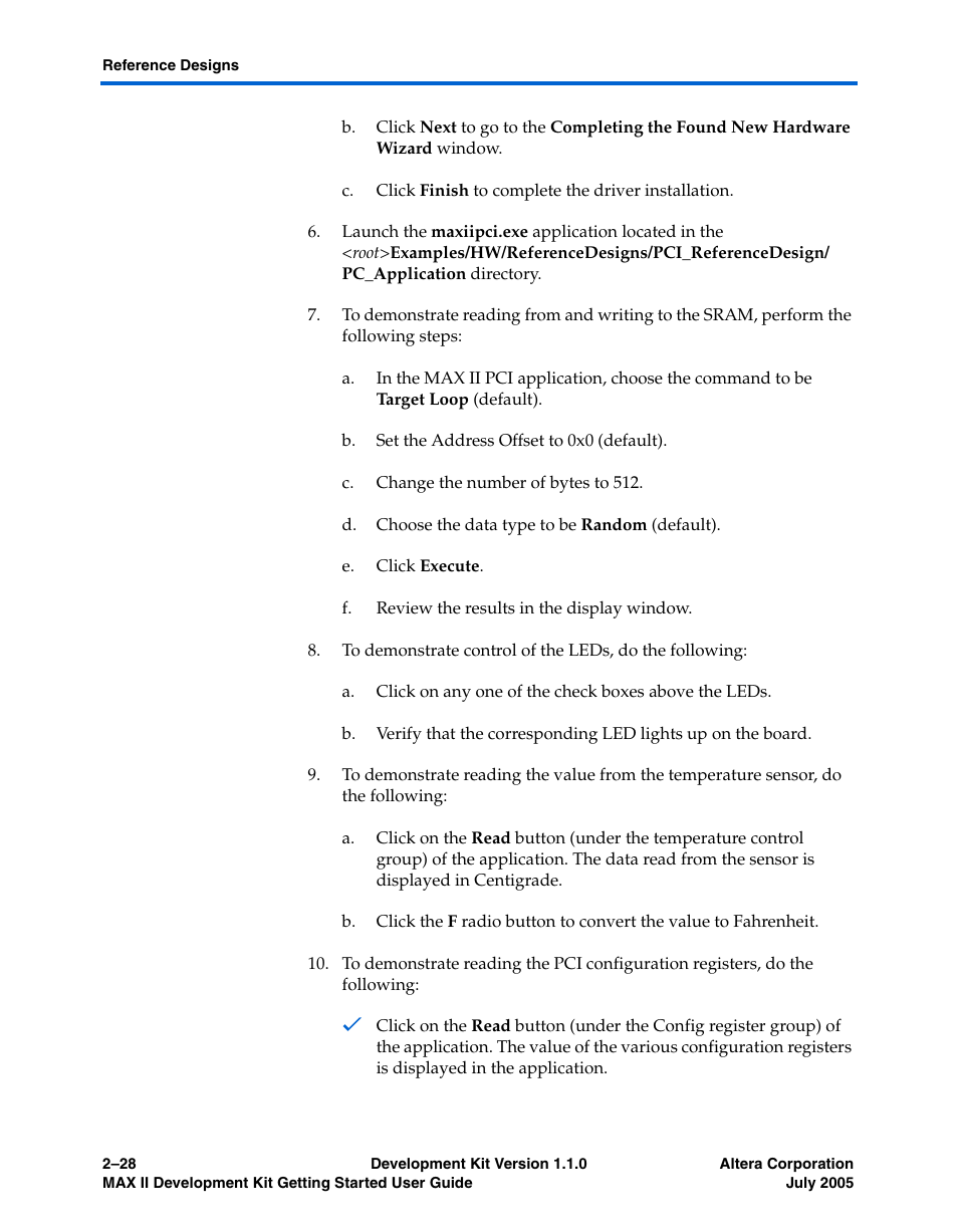 Altera MAX II User Manual | Page 36 / 38