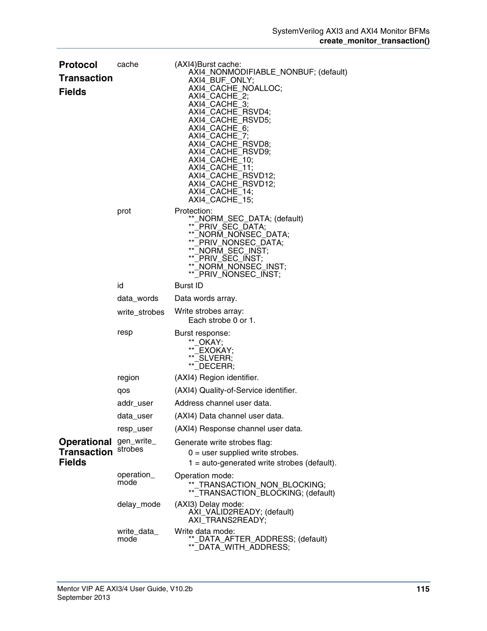 Altera Mentor Verification IP Altera Edition AMBA AXI3/4TM User Manual | Page 133 / 783