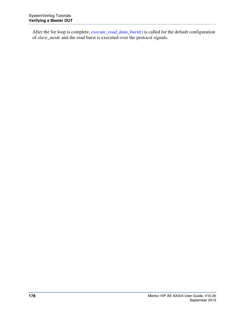 Altera Mentor Verification IP Altera Edition AMBA AXI3/4TM User Manual | Page 196 / 783