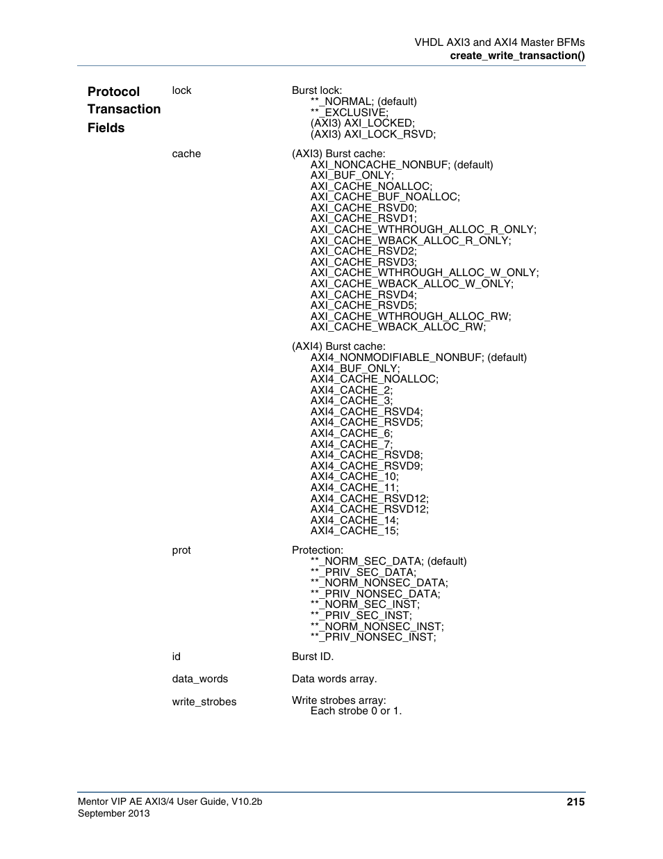 Altera Mentor Verification IP Altera Edition AMBA AXI3/4TM User Manual | Page 233 / 783