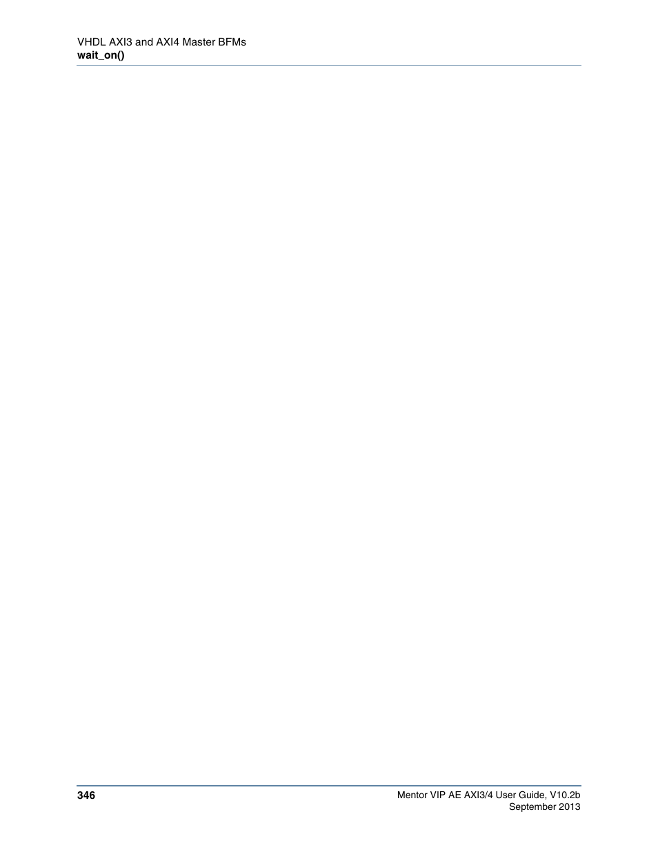 Altera Mentor Verification IP Altera Edition AMBA AXI3/4TM User Manual | Page 364 / 783