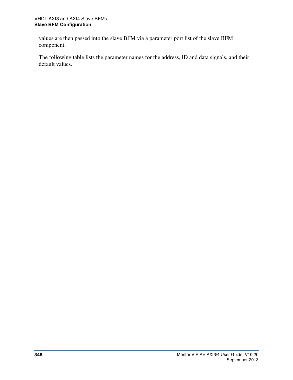 Altera Mentor Verification IP Altera Edition AMBA AXI3/4TM User Manual | Page 366 / 783