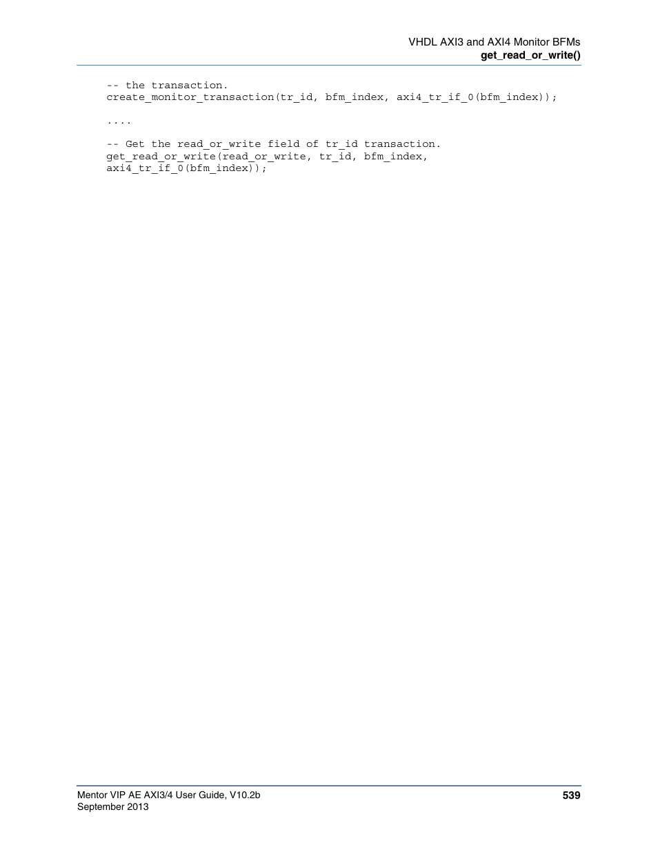 Altera Mentor Verification IP Altera Edition AMBA AXI3/4TM User Manual | Page 559 / 783