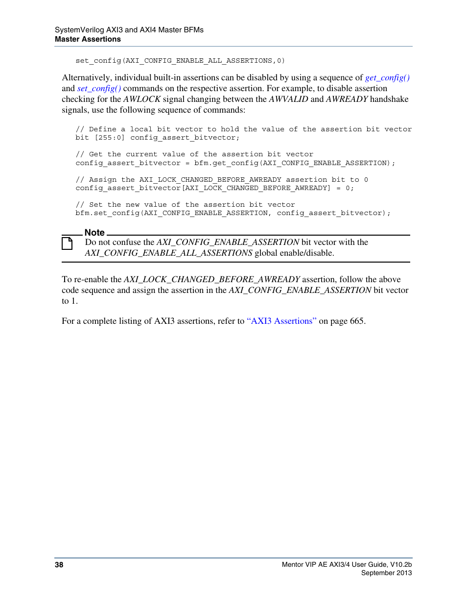 Altera Mentor Verification IP Altera Edition AMBA AXI3/4TM User Manual | Page 56 / 783