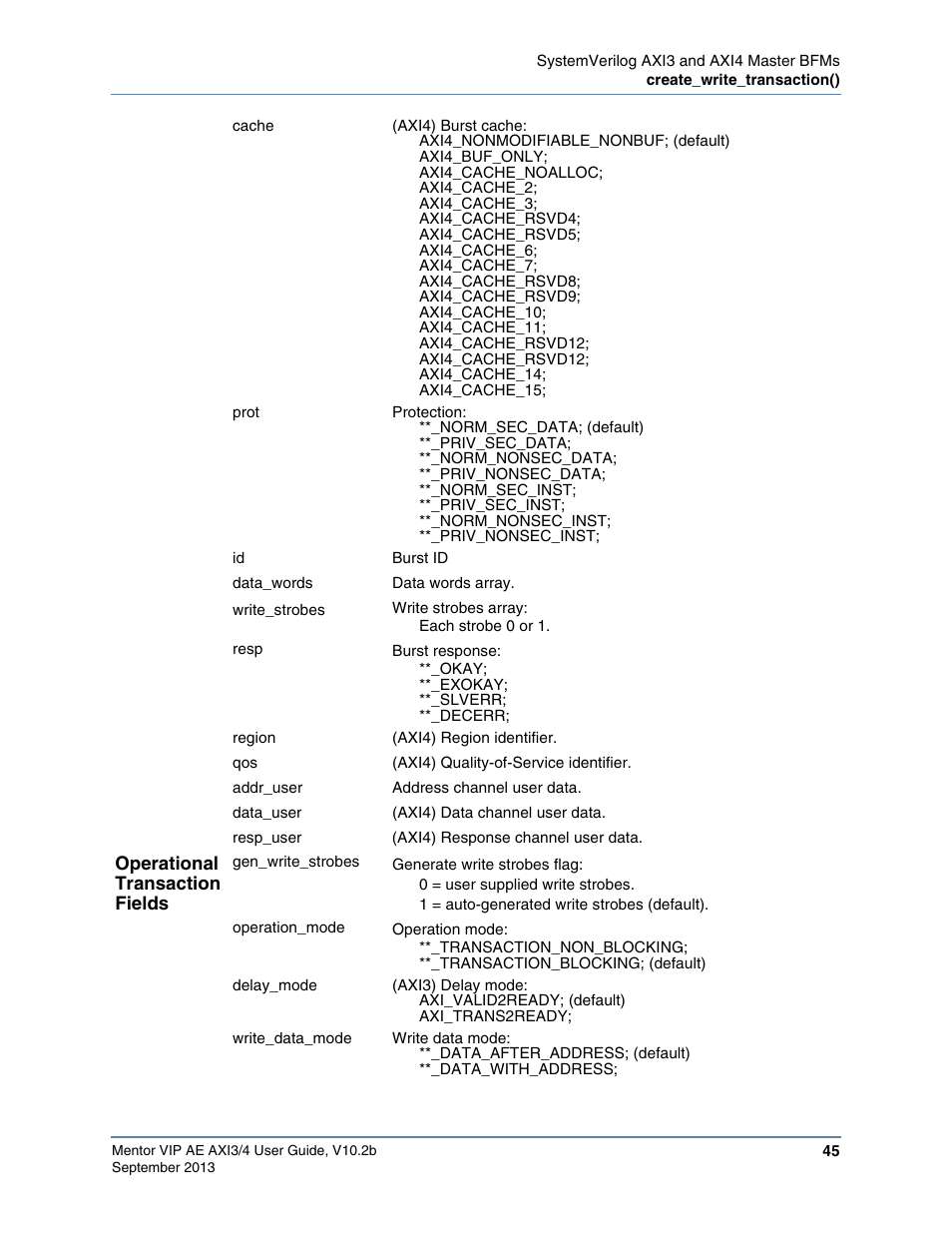Altera Mentor Verification IP Altera Edition AMBA AXI3/4TM User Manual | Page 63 / 783