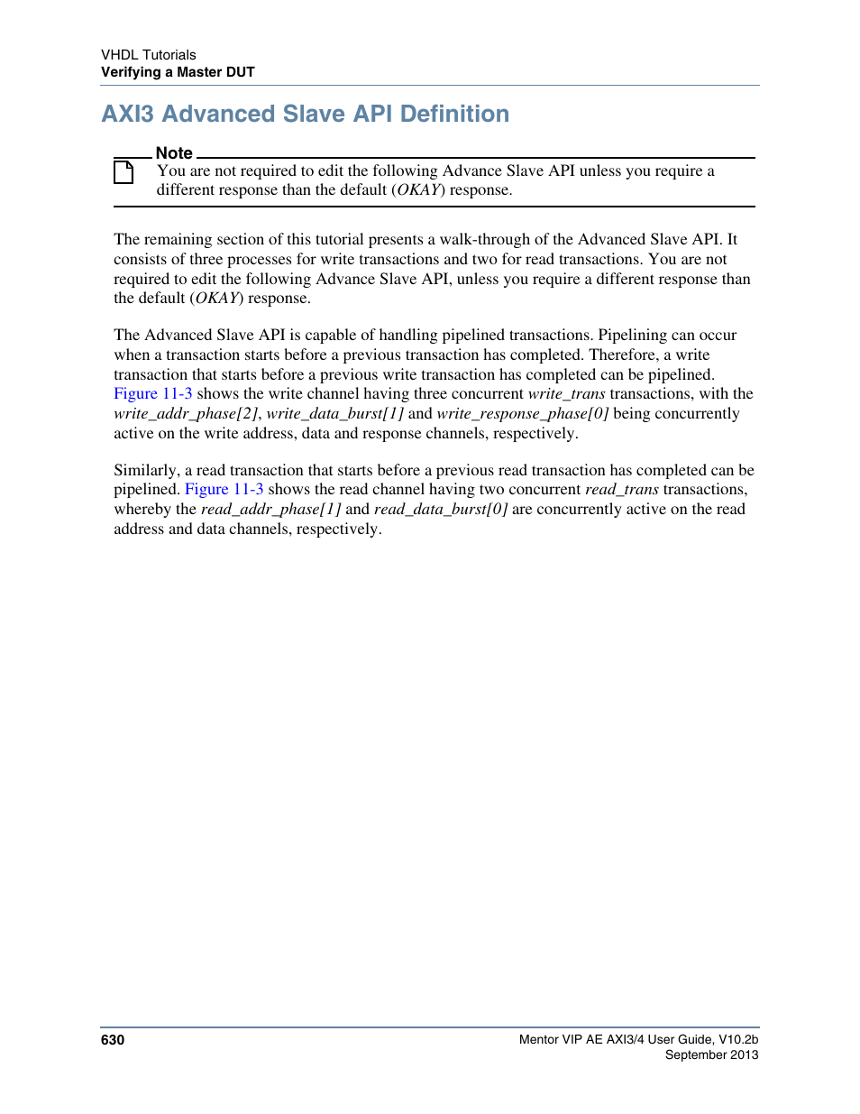 Axi3 advanced slave api definition, And an | Altera Mentor Verification IP Altera Edition AMBA AXI3/4TM User Manual | Page 650 / 783