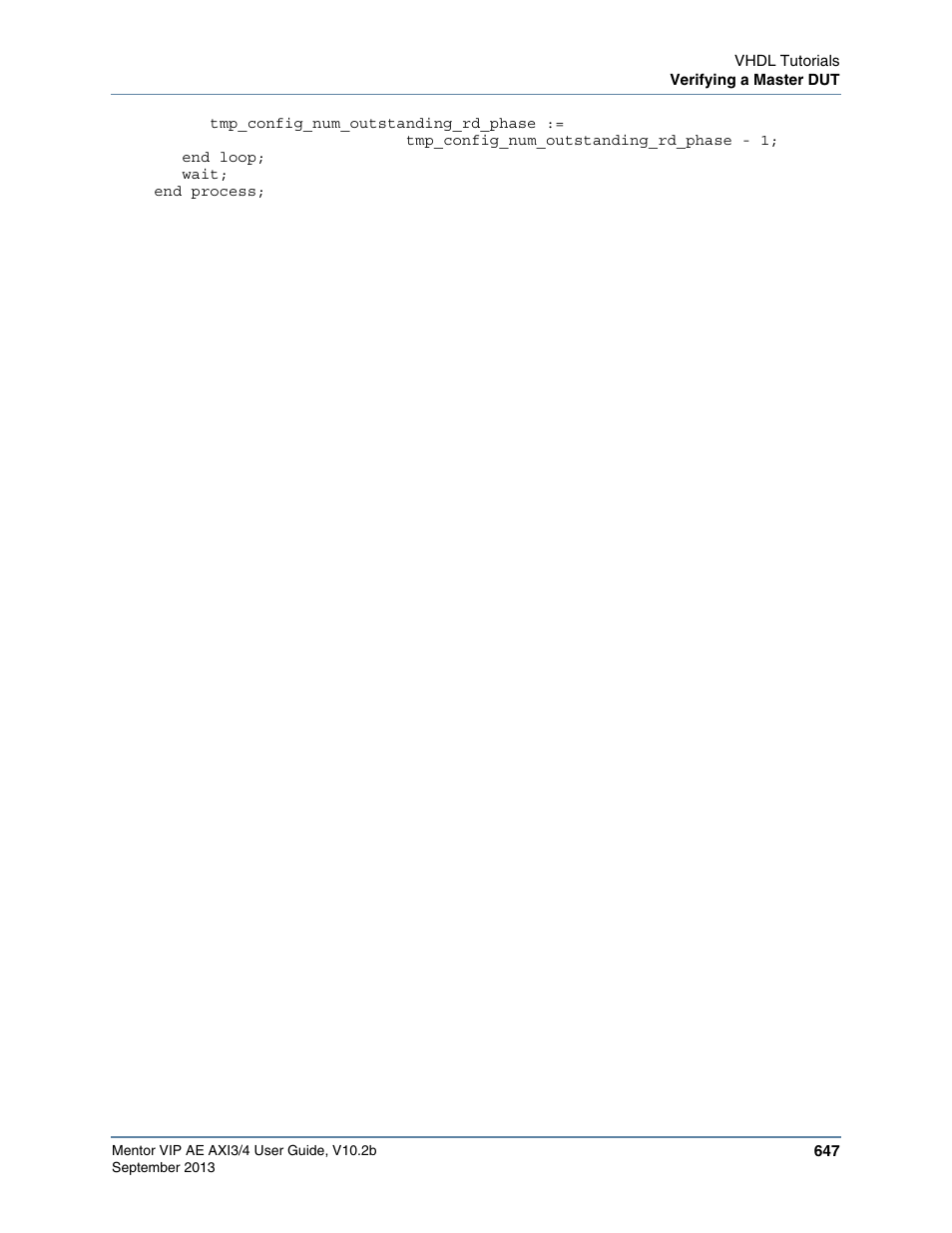 Altera Mentor Verification IP Altera Edition AMBA AXI3/4TM User Manual | Page 667 / 783