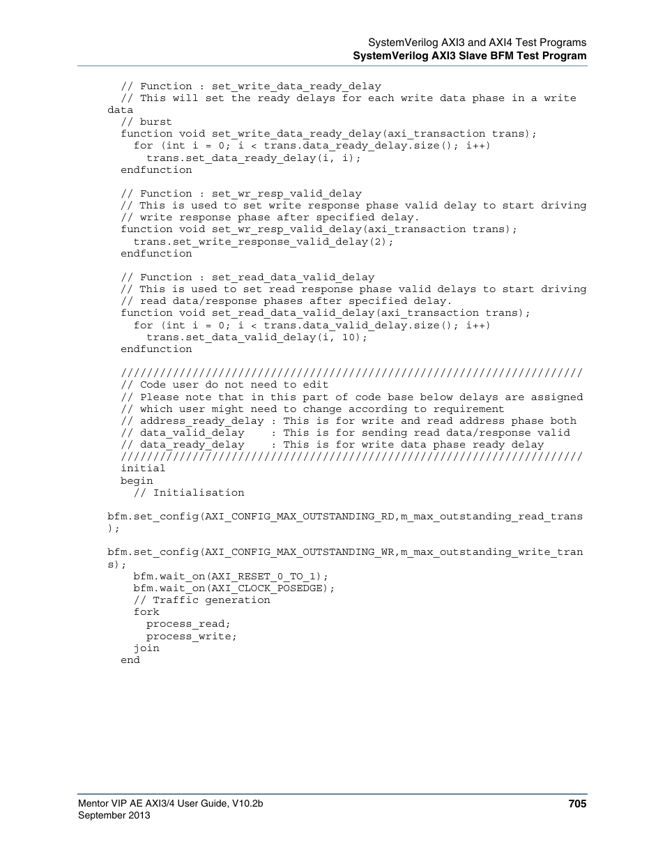 Altera Mentor Verification IP Altera Edition AMBA AXI3/4TM User Manual | Page 725 / 783