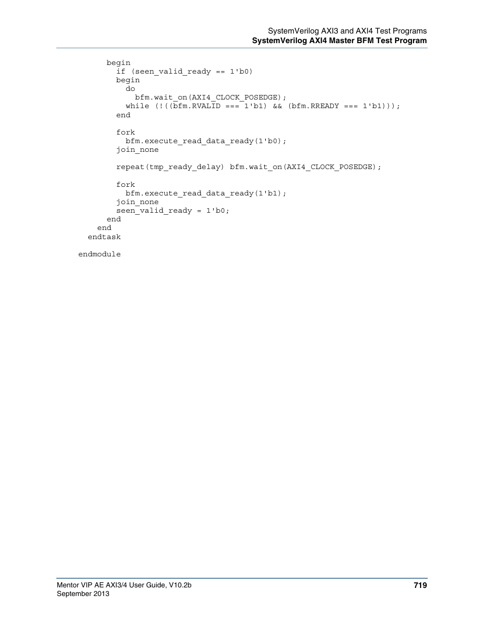 Altera Mentor Verification IP Altera Edition AMBA AXI3/4TM User Manual | Page 739 / 783