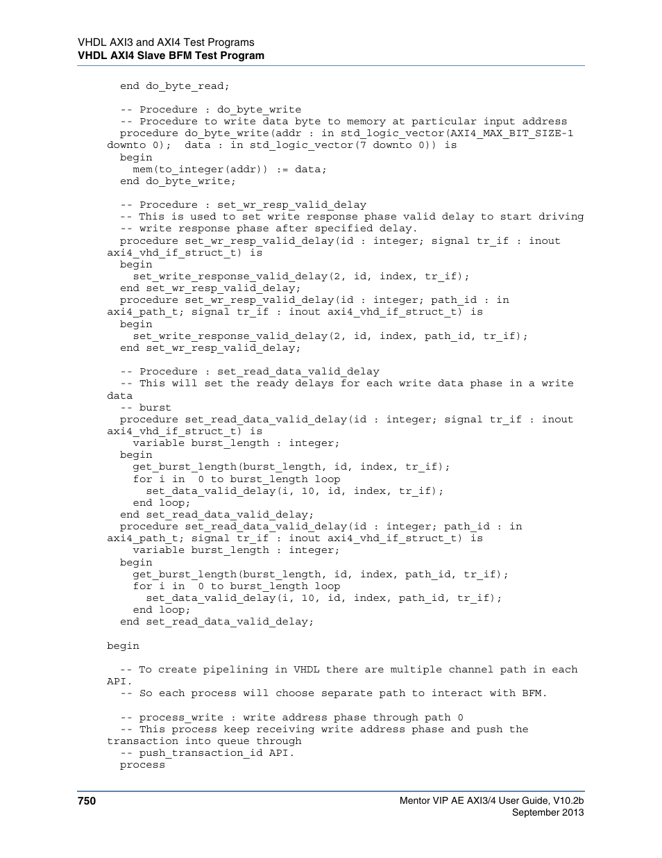 Altera Mentor Verification IP Altera Edition AMBA AXI3/4TM User Manual | Page 770 / 783
