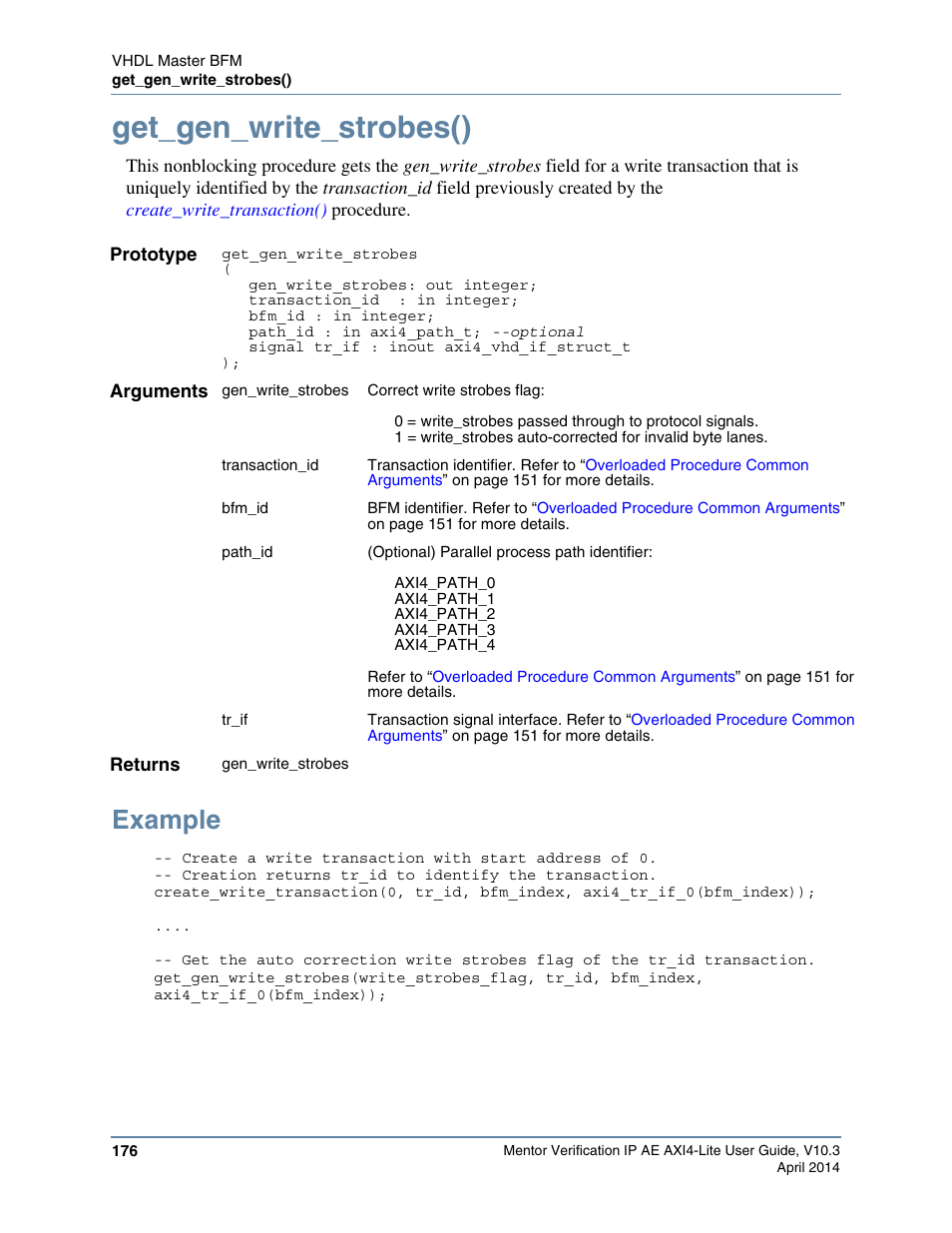 Get_gen_write_strobes(), Example | Altera Mentor Verification IP Altera Edition AMBA AXI4-Lite User Manual | Page 176 / 413