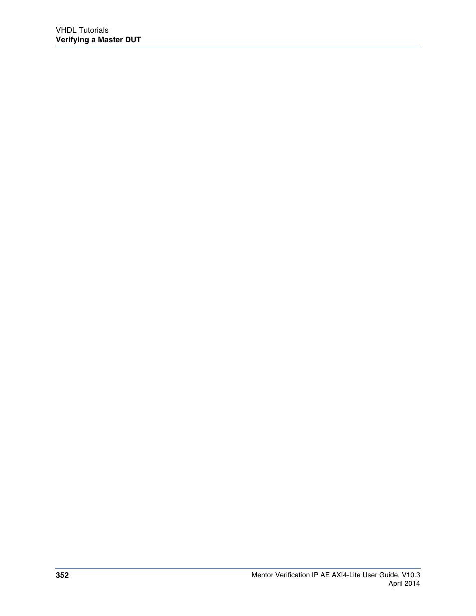 Altera Mentor Verification IP Altera Edition AMBA AXI4-Lite User Manual | Page 352 / 413