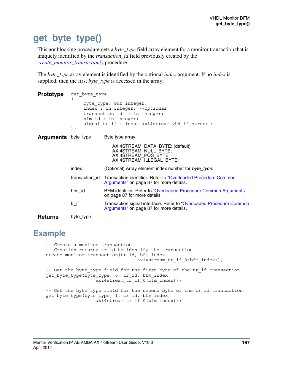 Get_byte_type(), Example | Altera Mentor Verification IP Altera Edition AMBA AXI4-Stream User Manual | Page 167 / 231