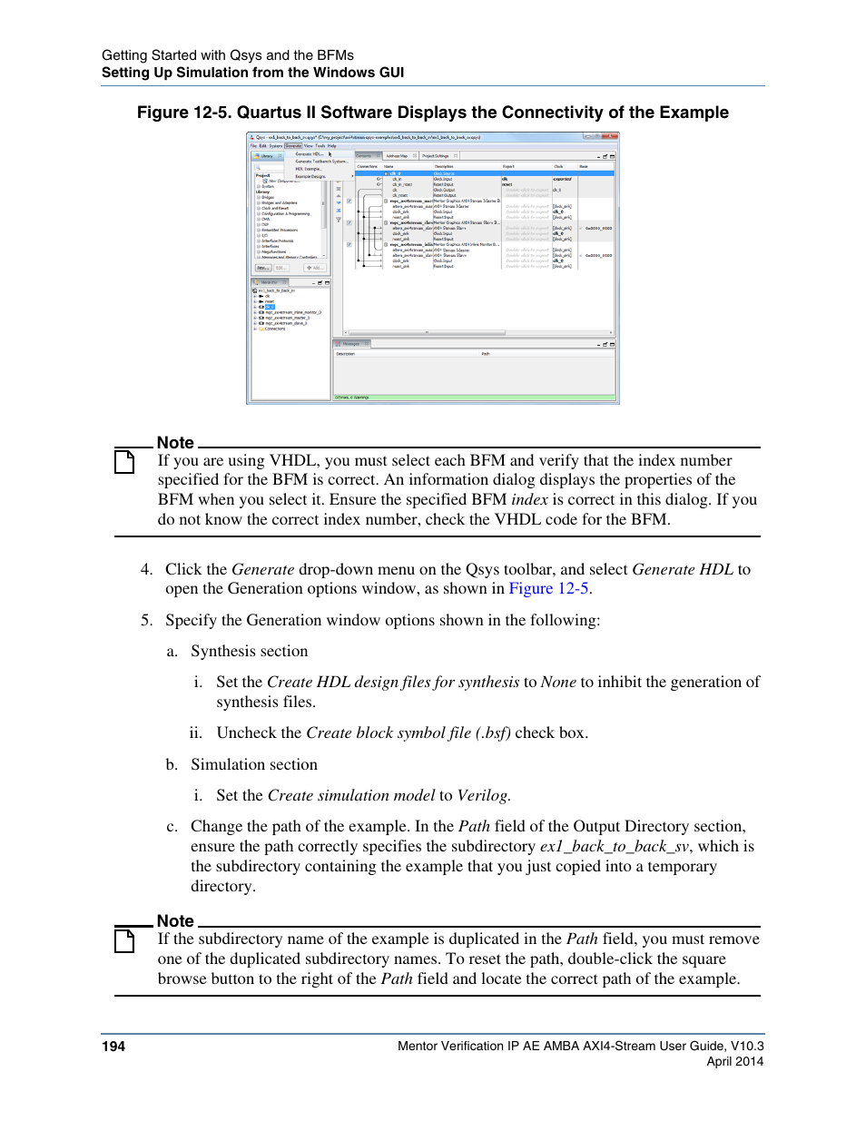 Figure 12-5 | Altera Mentor Verification IP Altera Edition AMBA AXI4-Stream User Manual | Page 194 / 231