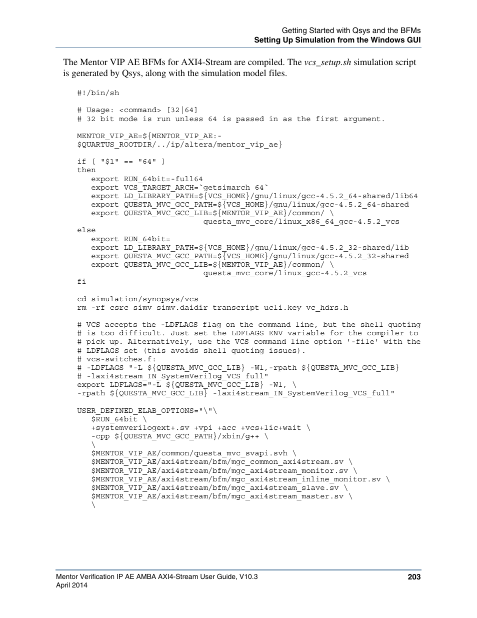 Altera Mentor Verification IP Altera Edition AMBA AXI4-Stream User Manual | Page 203 / 231