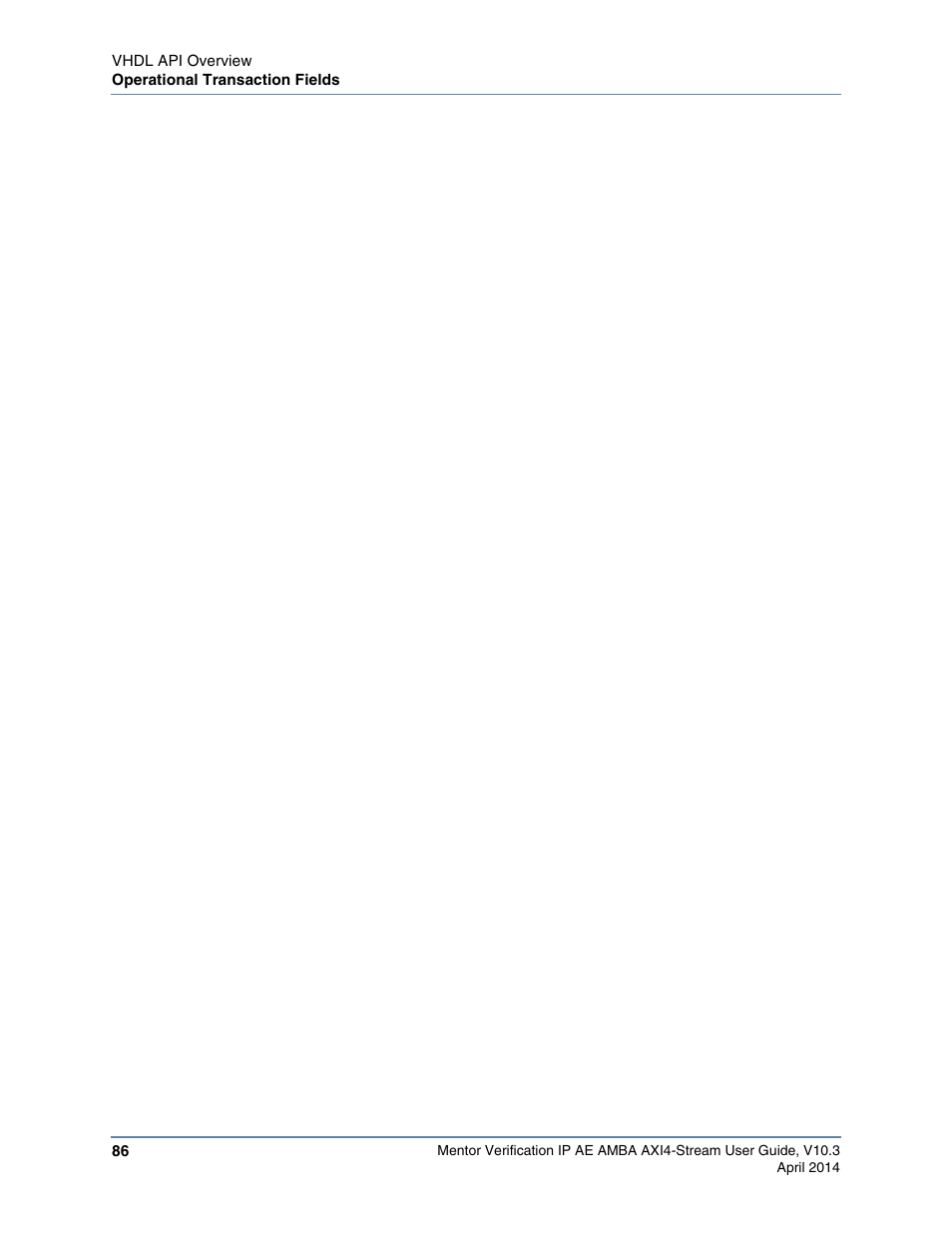 Altera Mentor Verification IP Altera Edition AMBA AXI4-Stream User Manual | Page 86 / 231