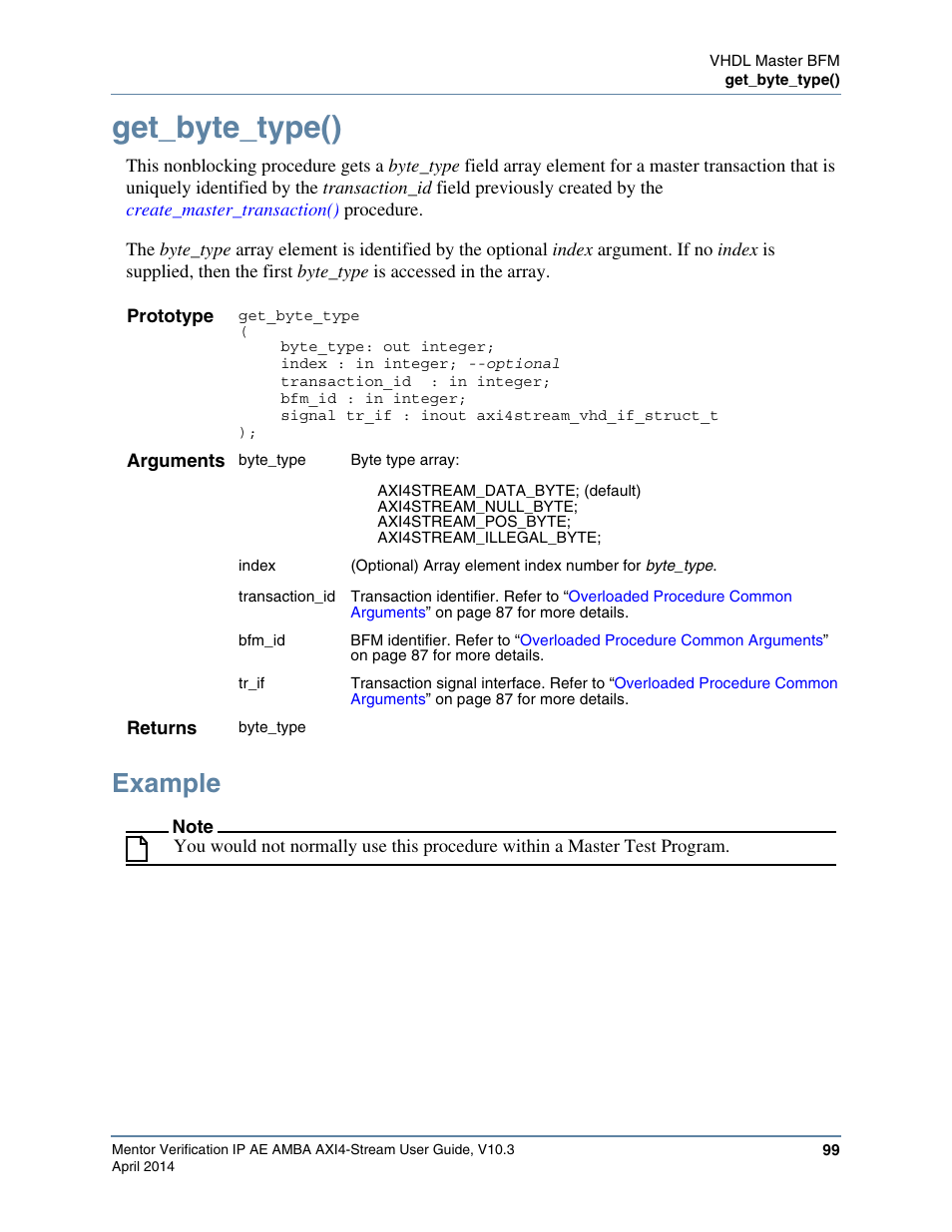 Get_byte_type(), Example | Altera Mentor Verification IP Altera Edition AMBA AXI4-Stream User Manual | Page 99 / 231