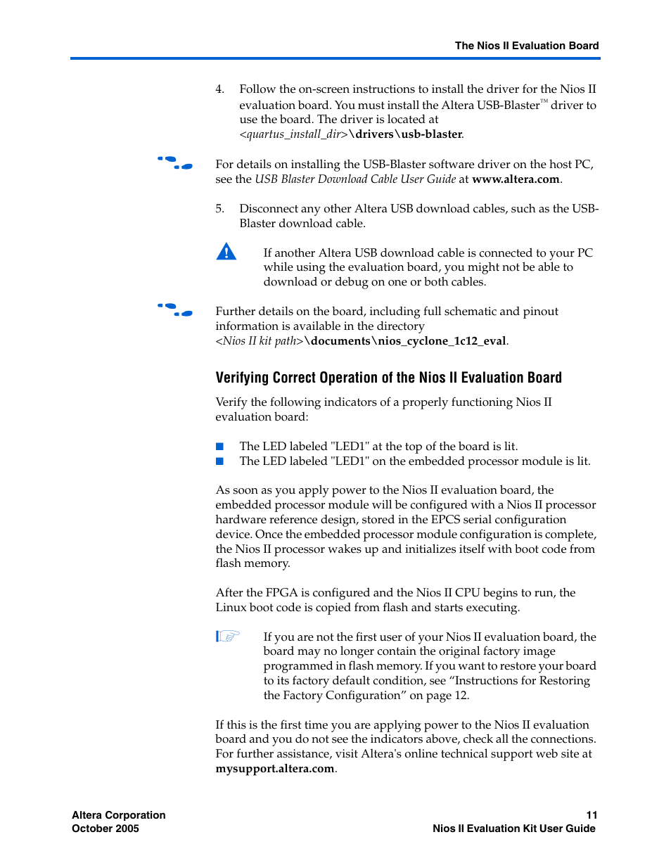 Altera Nios II User Manual | Page 11 / 22