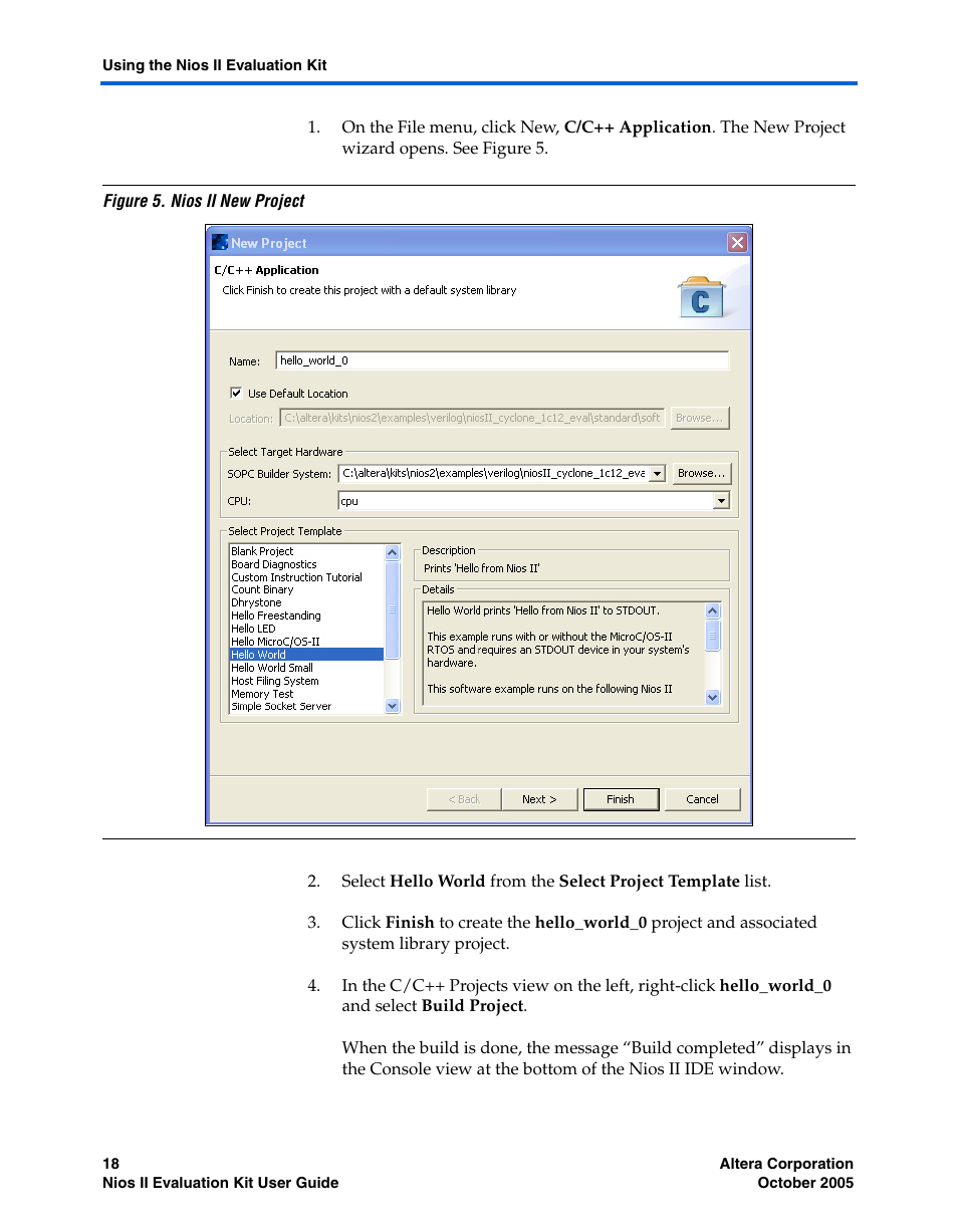Altera Nios II User Manual | Page 18 / 22