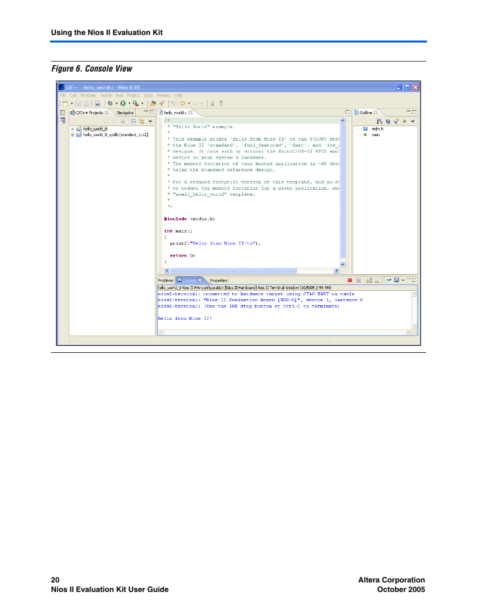 Altera Nios II User Manual | Page 20 / 22